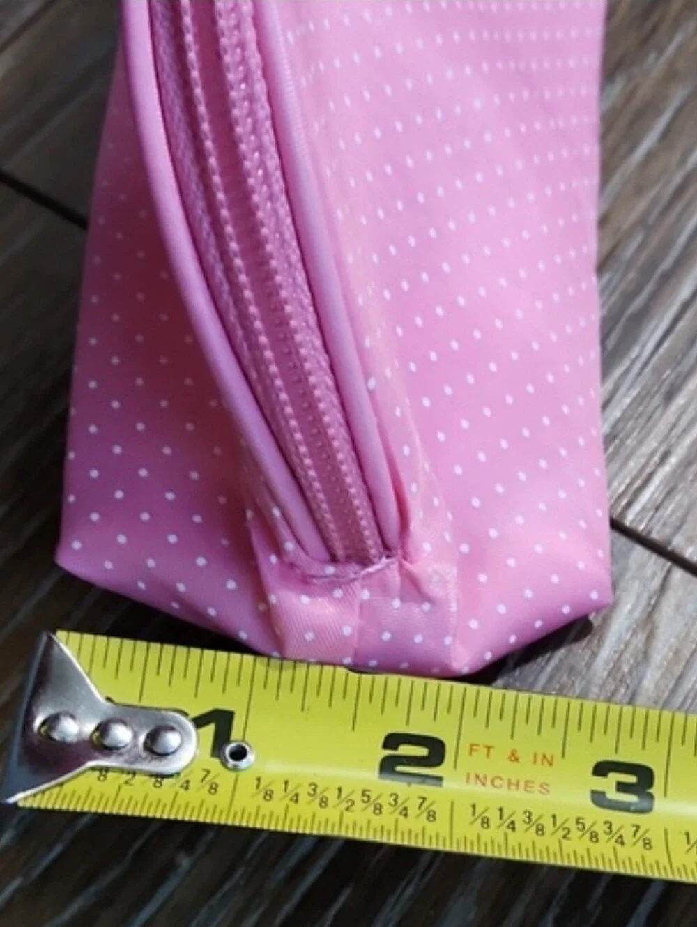 NWOT Murad Pink White Polka Dots Toiletry Makeup Cosmetic Travel Bag